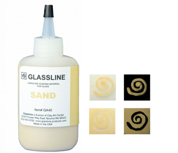 Glassline Paint Pen - Sand - Click Image to Close